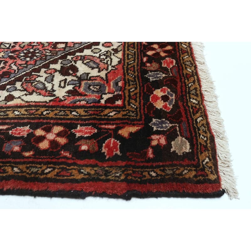 ECARPETGALLERY Hand-knotted Andelz Red Wool Rug - 3'8 x 9'10