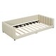 preview thumbnail 8 of 13, Queen Size & Twin XL Size Upholstered Platform Bed, PU Leather Mother & Child Bed, Convertible for Two Separate Beds