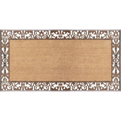 A1HC Entrance Door Mats, 30"X60", Durable Large Outdoor Rug, Non-Slip, Rubber Backed Low-Profile, Indoor Outdoor for Front Door