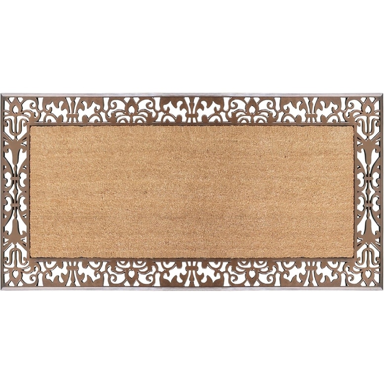 A1 Home Collections Entrance Door Mats, 30"X60", Durable Large Outdoor, Non-Slip, Rubber Backed, Indoor Outdoor for Front Door