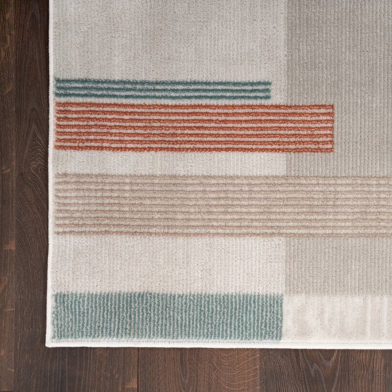Nourison Thalia Modern Geometric Area Rug