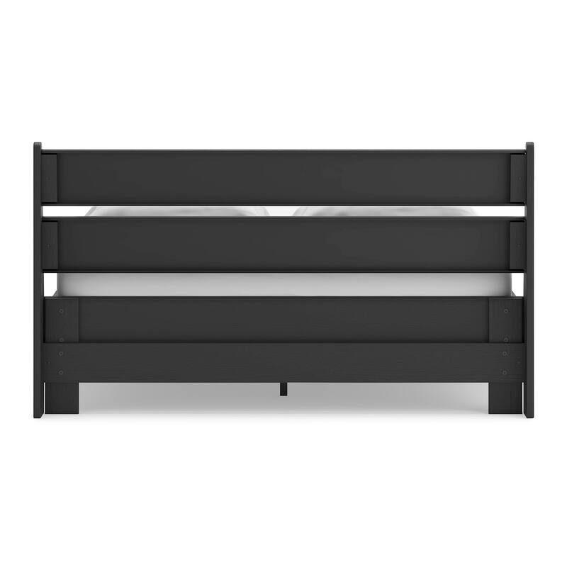 Signature Design by Ashley Socalle Black Panel Platform Bed