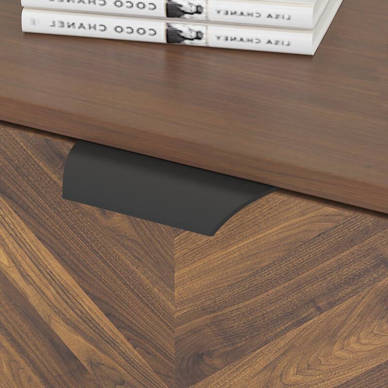 Nightstand, End Table, Side Table with 2 Drawers,Wood Accent Table