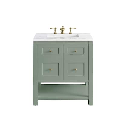 James Martin Vanities Breckenridge 30" Single Vanity, Smokey Celadon
