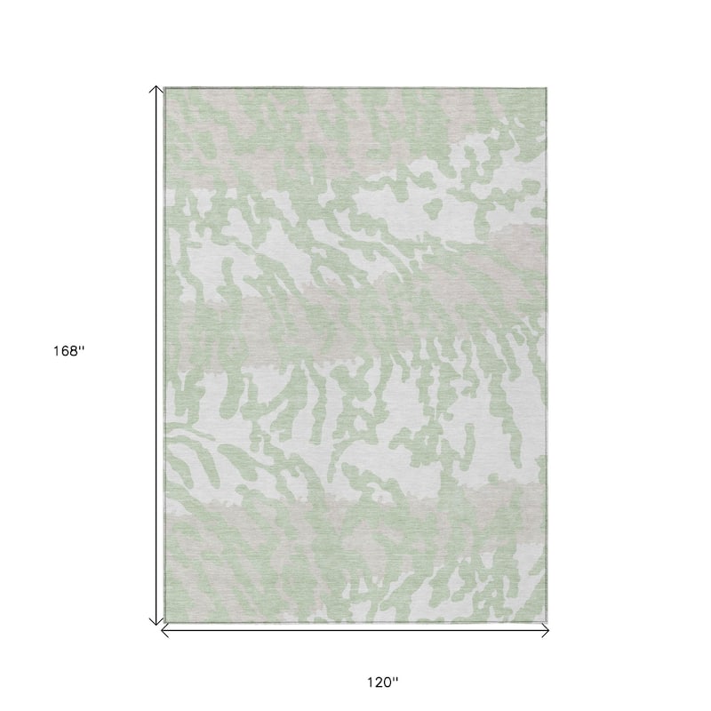HomeRoots Animal Print Transitional Rectangle Outdoor Rug