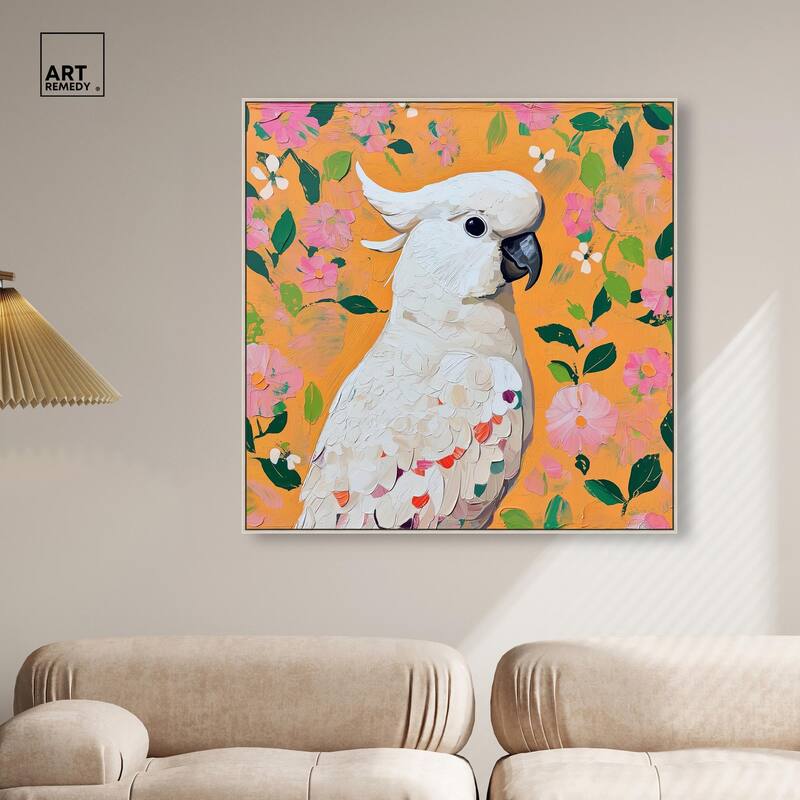 White Cockatoo II Canvas by Art Remedy