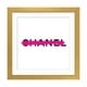 preview thumbnail 10 of 18, iCanvas "Chanel Luxury Paint Drip" by Antonio Brasko Gold - 16x16x1