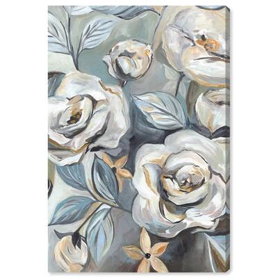 Grey Delight Canvas by Art Remedy, Gallery Wrapped