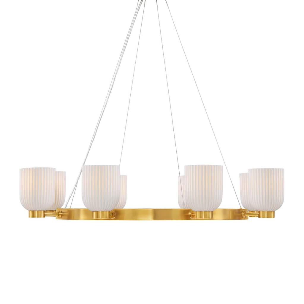 Savoy House 1-3173-8 Isla Blanca 8 Light 40" Wide Chandelier