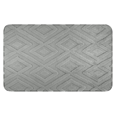 Geometric Pattern Bathroom Mats Soft Absorbent Non-Slip Dry Bath Rugs Home Gifts