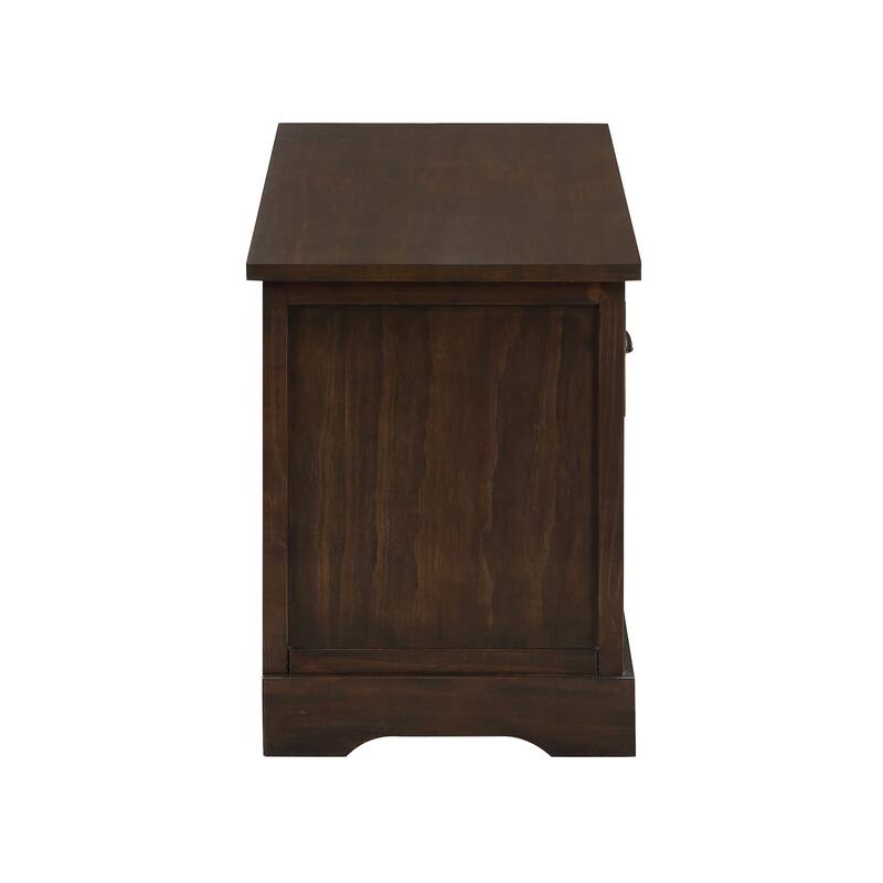 homes collection wood storage bench