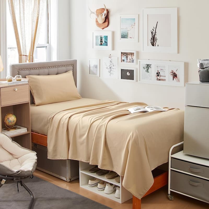 Dorm Haul® - Comfy College Sheets - Twin XL Bedding - Marzipan
