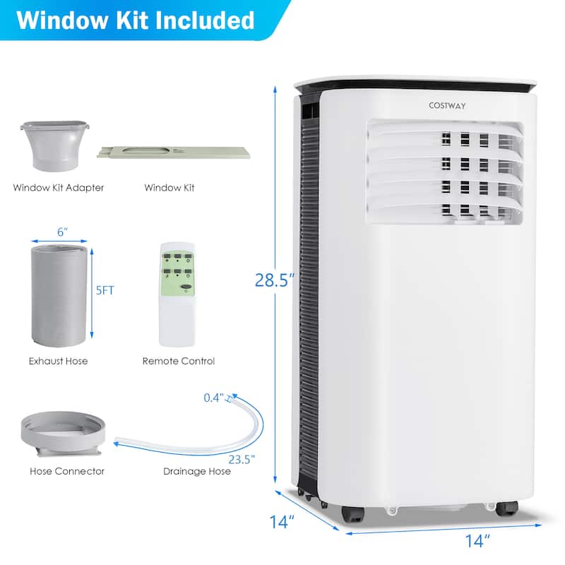 4 in 1 Portable Air Conditioner 9000BTU Multifunction Air Conditioner
