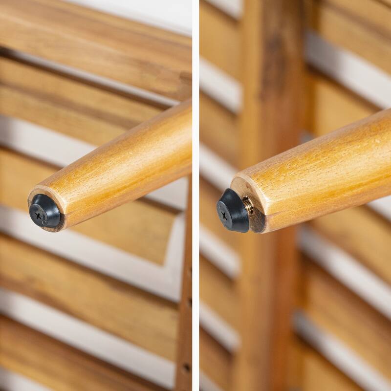 Christopher Knight Home - 4-Piece Patio Conversation Set with Woven Rope Loveseat, Cushions & Acacia Wood Coffee Table