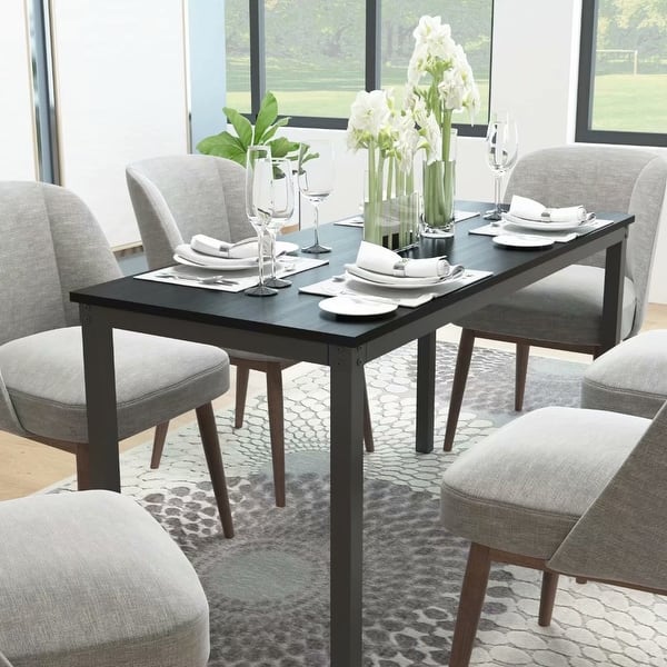 Shop Teraves Morden Wood And Steel Computer Desk Home Office For