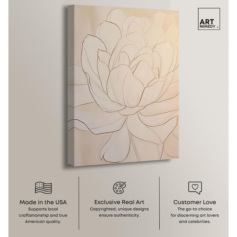 Sculpted Shards I Canvas by Art Remedy, Gallery Wrapped