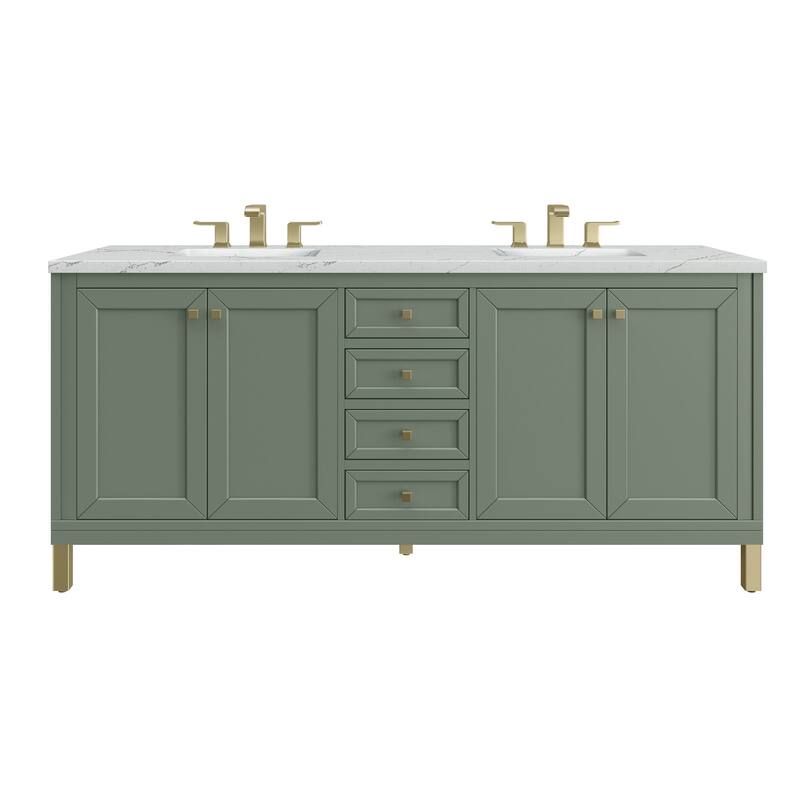James Martin Vanities 305-V72-3ENC Chicago 72" Free Standing or Wall