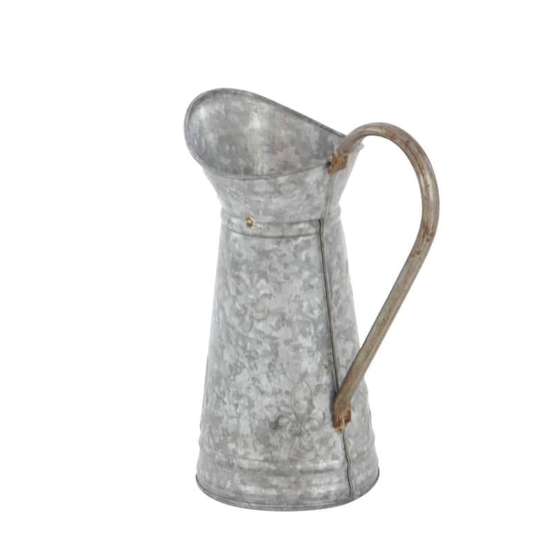 Brown Metal Watering Can Indoor Outdoor Planter