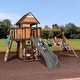 preview thumbnail 11 of 21, Backyard Discovery Canyon Creek Swing Set Kids - Brown