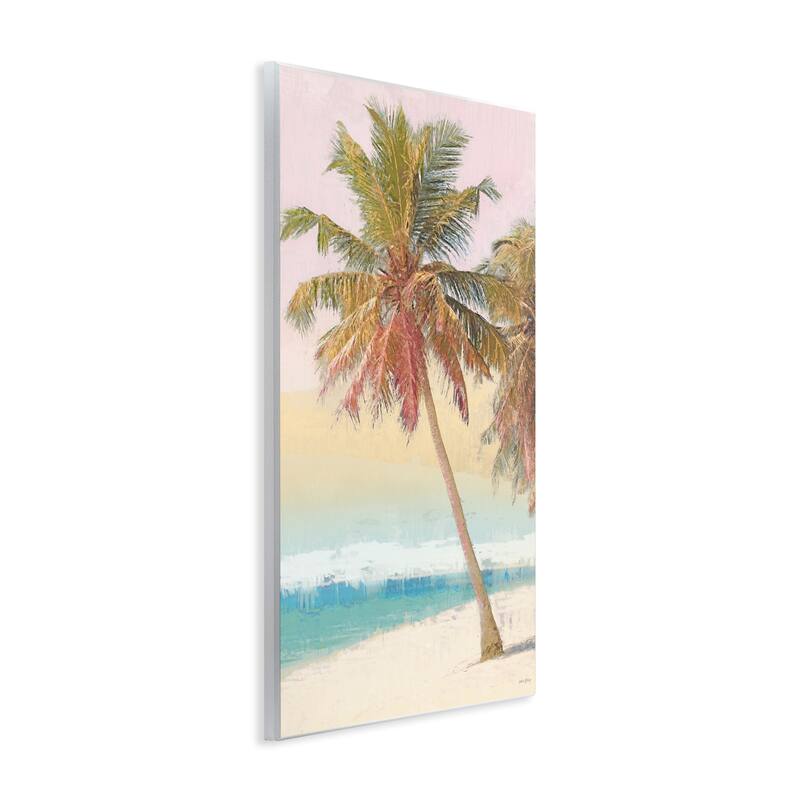 Stupell Pastel Gradient Beach Scene Wall Plaque Art Design By Amber Sterling