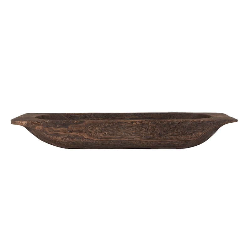 Decorative Paulownia Wood Tray Bowl