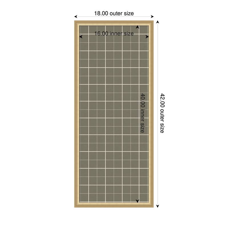 Kate and Laurel Framed Fabric Pinboard Sage Green Plaid Wall Organization