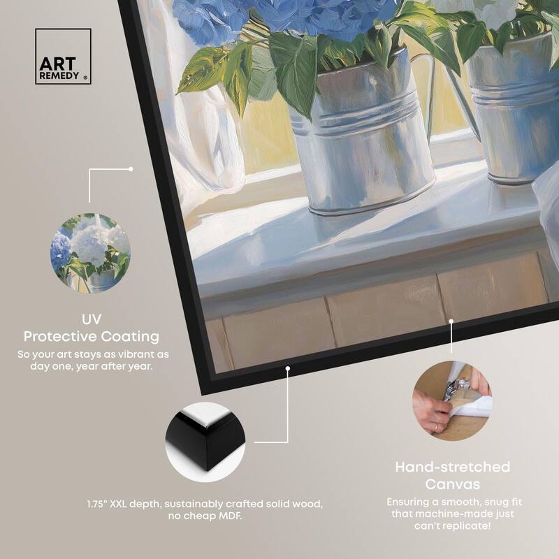Window Bloom Canvas by Art Remedy