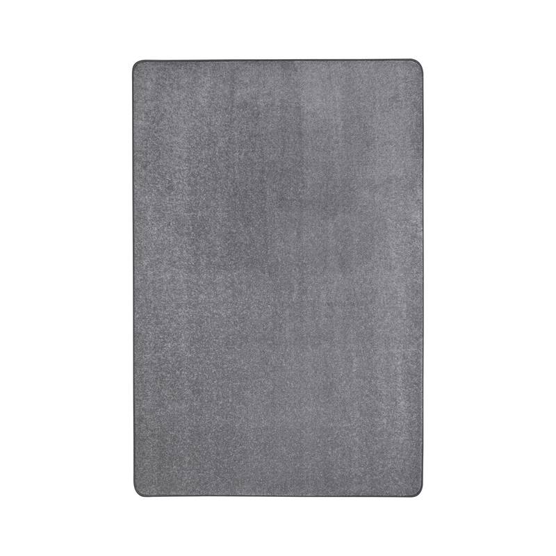 2'x6' area rug in Silver - durable soft decorative rug for home, living room & bedroom - 9'3" x 12'3"