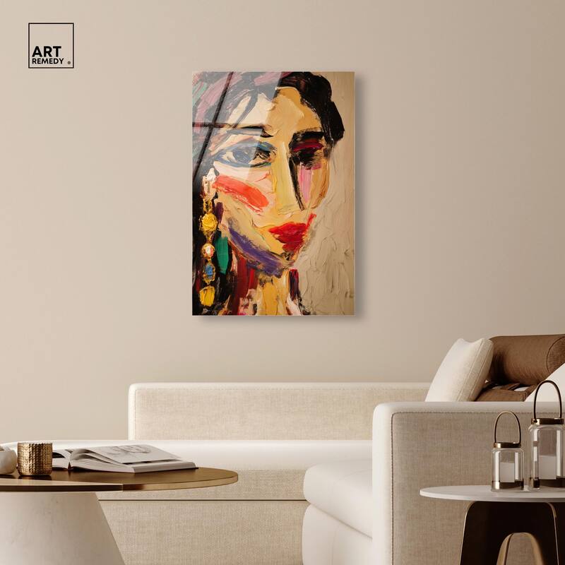 Colorful Expression I Acrylic by Art Remedy, Ready to Hang