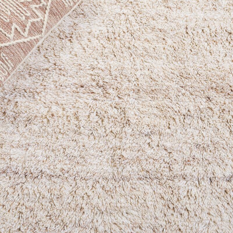 SAFAVIEH Handmade Casablanca Shag Ayoe Wool Rug