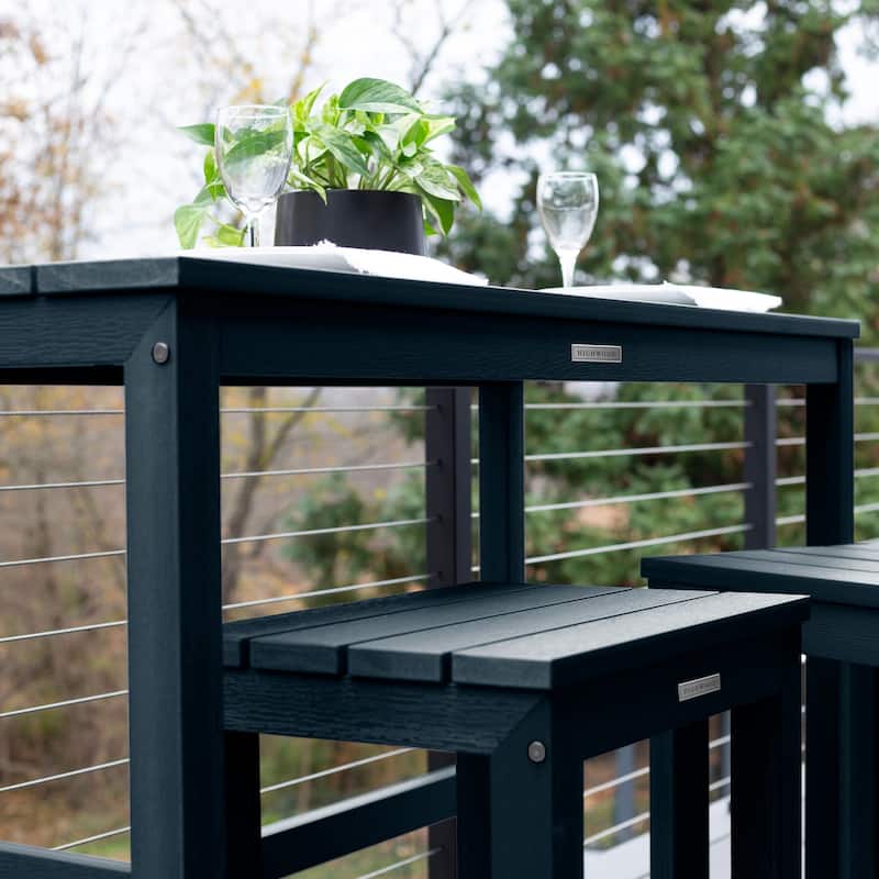 HIGHWOOD Monroe Modern Counter-Height Dining Balcony Set