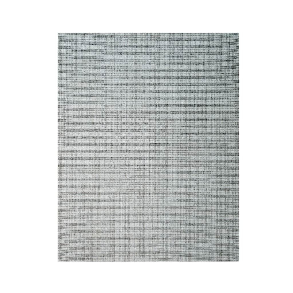 Hand-Knotted Wool Premium Gray Rug, 9' x 12', Gray Area Rug, Elegant Handcrafted Area Rug for All Home Spaces - L