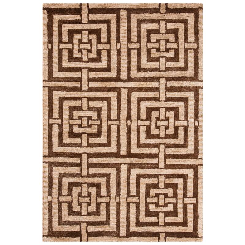 SAFAVIEH Handmade Wyndham Idalina Modern Wool Rug