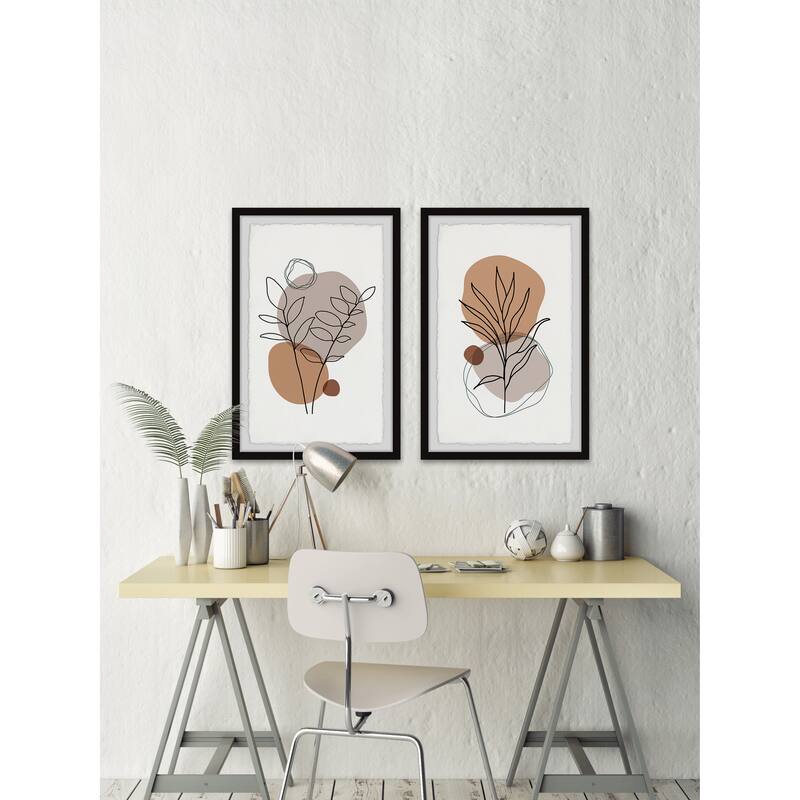 Growing on Boulders Diptych