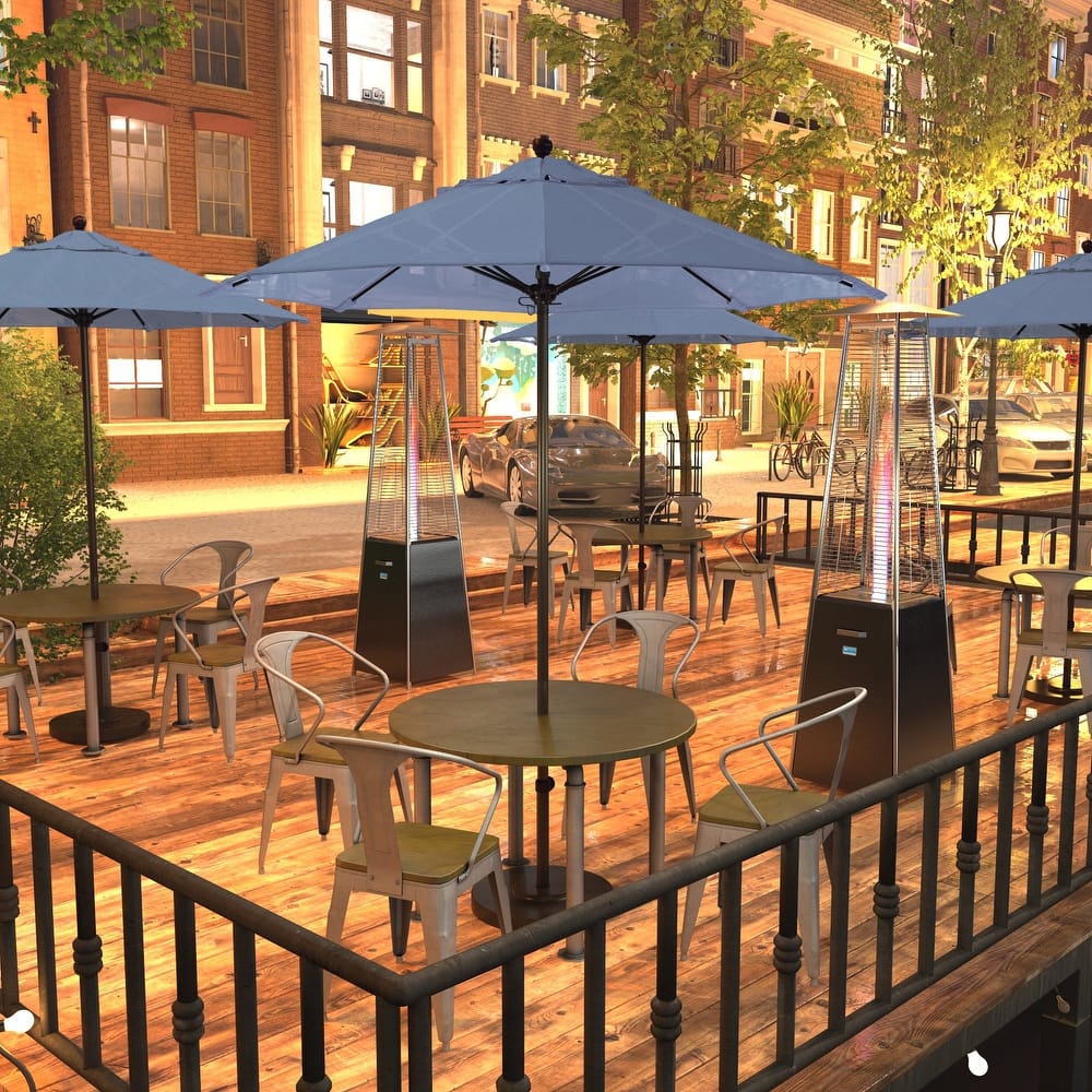 California Umbrella 7.5' Venture Series Patio Umbrella, Bronze Aluminum Pole Fiberglass Ribs Push Lift, Sunbrella Cilantro