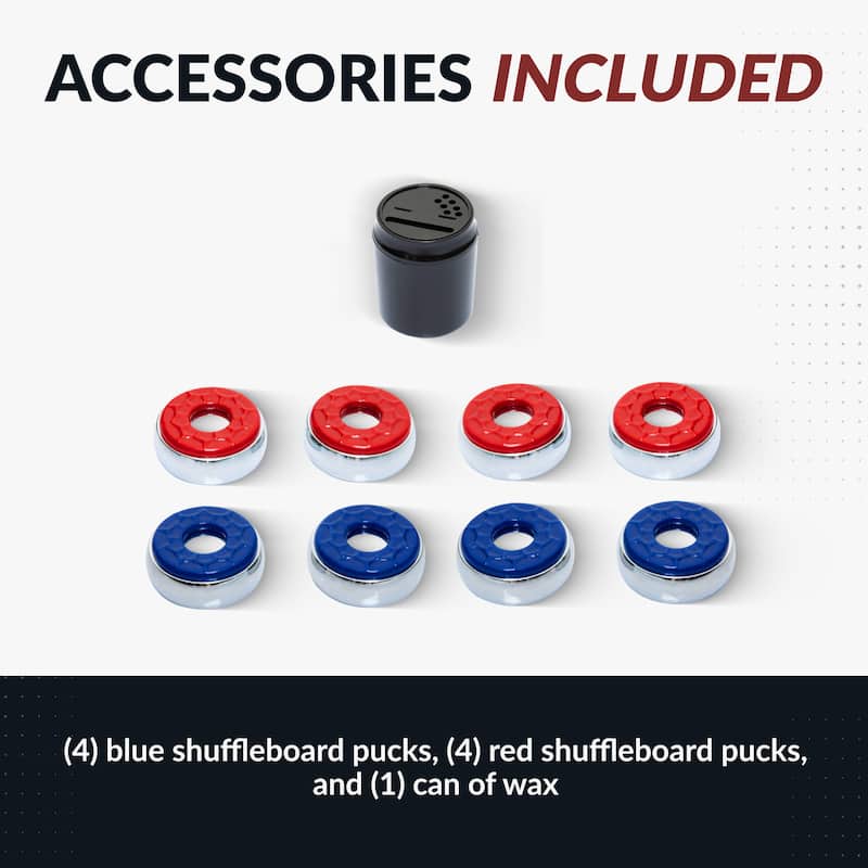 Hathaway Avenger 9-ft Shuffleboard Table - Black Finish