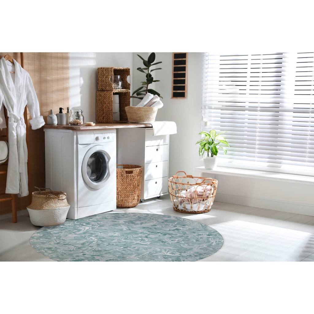 BURL BLUE Laundry Mat By Kavka Designs