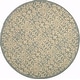 preview thumbnail 6 of 16, Martha Stewart by SAFAVIEH Bloomery Cotton Rug 6' Round - Aloe - Round