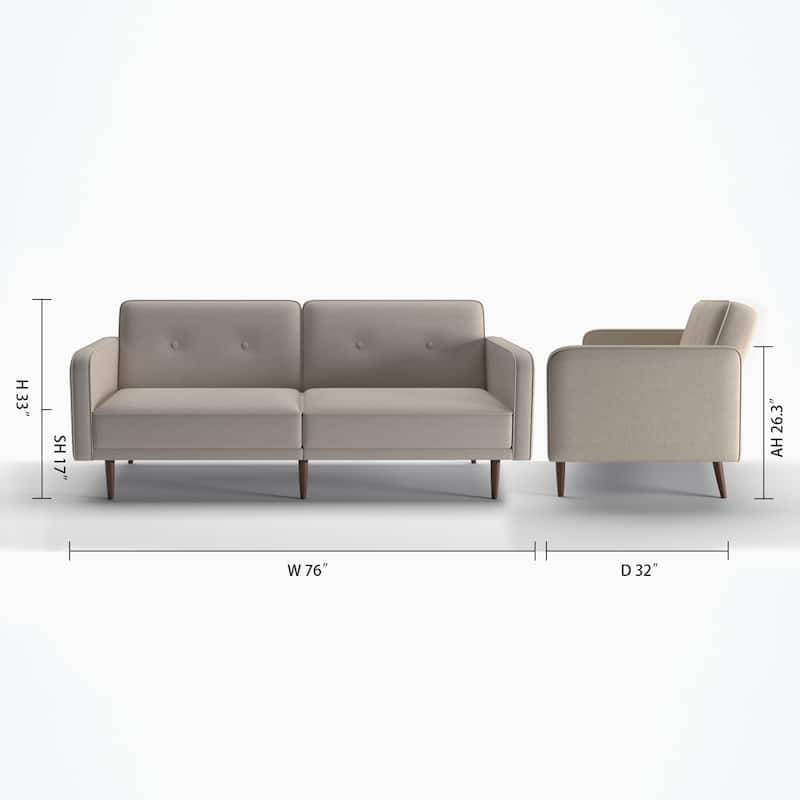 Artdeco Home - 3 Seater Moreno Convertible Sofa