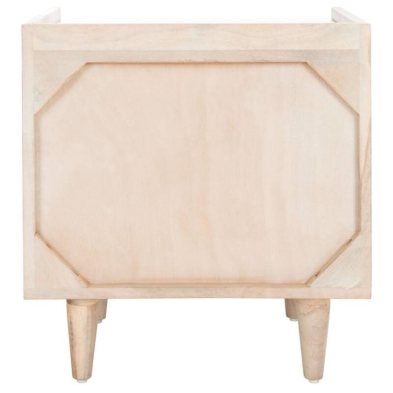 SAFAVIEH Alivia Parquet 1-Drawer 1-Shelf Nightstand