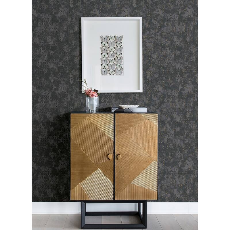 A-Street Prints Felsic Stone Studded Cube Wallpaper