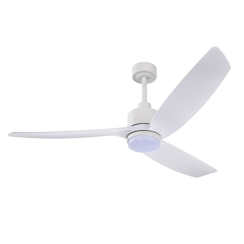 Heshor 3-Blade LED Lighted Ceiling Fan with Remote