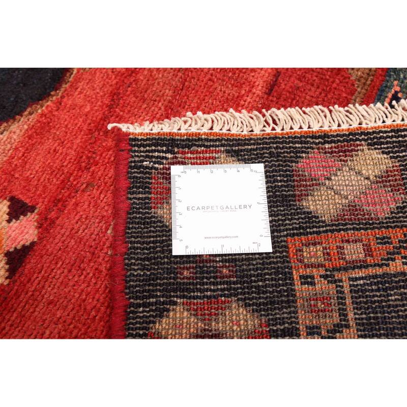 ECARPETGALLERY Hand-knotted Anatolian Vintage Red Wool Rug - 4'1 x 6'0