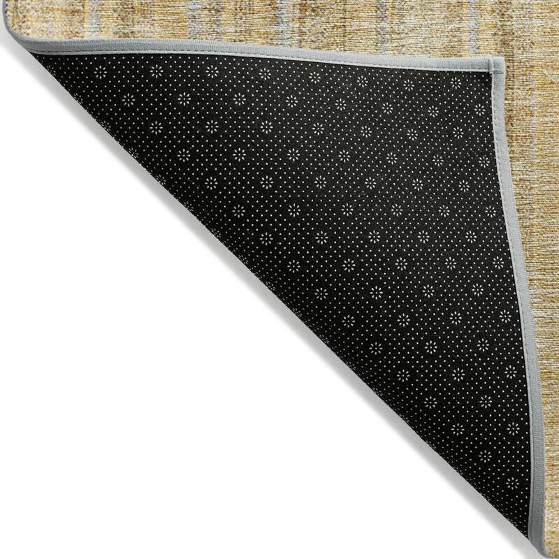 Machine Washable Indoor/ Outdoor Stripe Chantille Rug