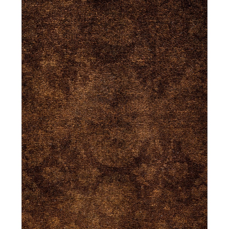 Overdyed One-of-a-Kind Hand-Knotted Area Rug - Brown - 2' 7" x 4' 0"