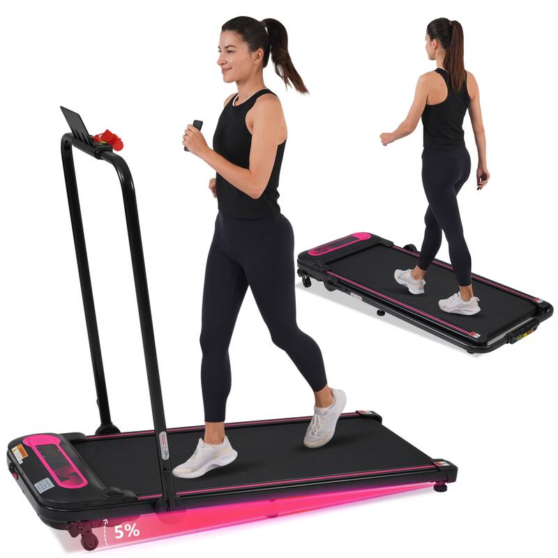 2.5HP Portable Foldable with Incline, Folding Treadmills for Home Electric Treadmill for Running Walking Jogging Exercise