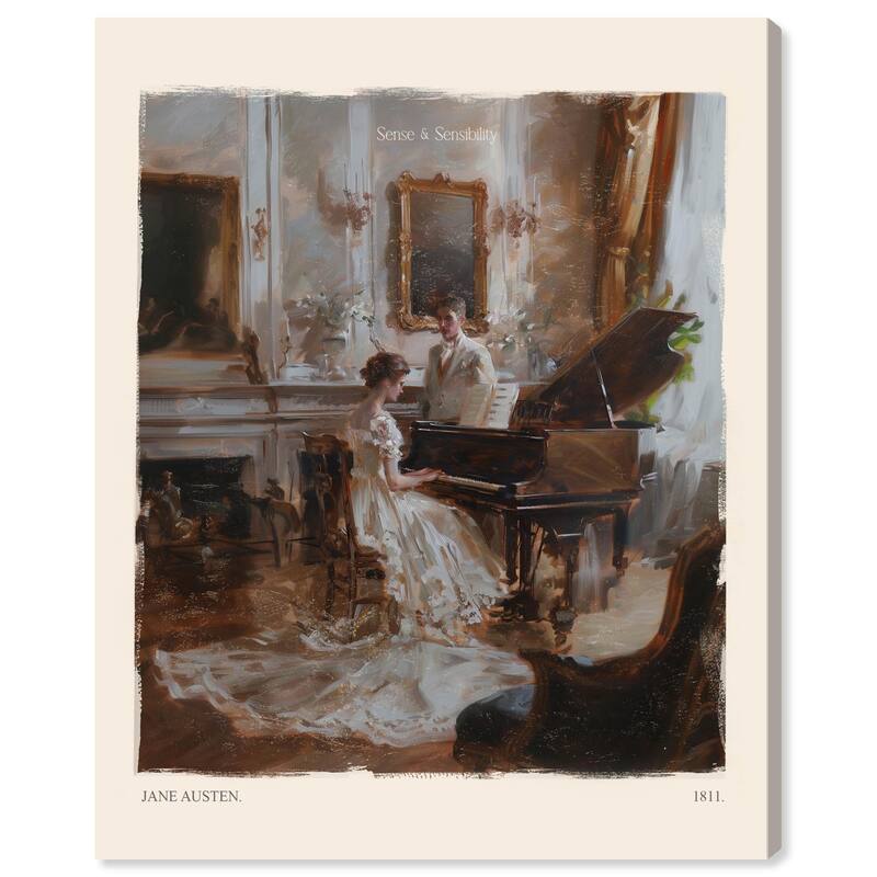 Sense and Sensibility Scene Canvas by Art Remedy, Gallery Wrapped - 16" x 20"