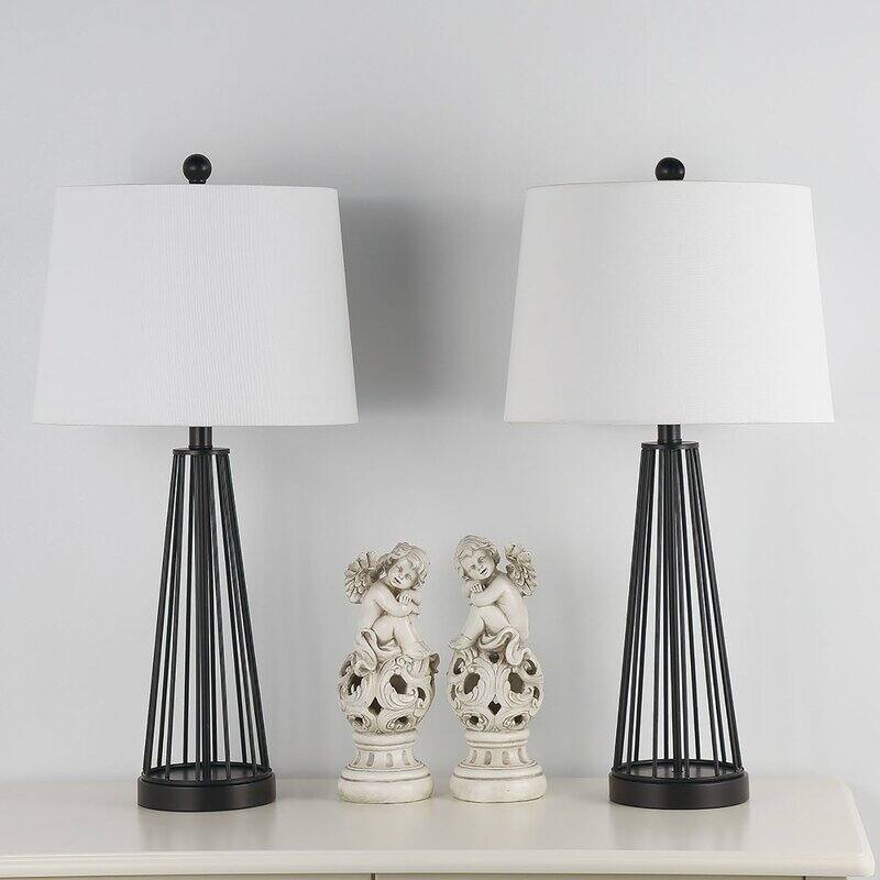 27" Metal Table Lamp Set (Set of 2)