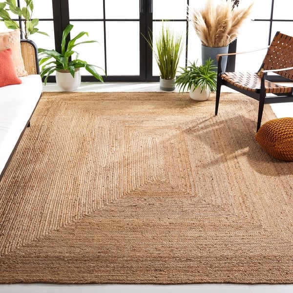 Natural Jute Rug, Hand Braided Bathroom Rugs, Organic Jute Door Mat