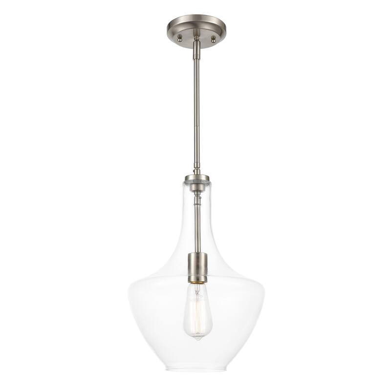 Light Society Sienna Pendant Lamp - Satin Nickel/Clear